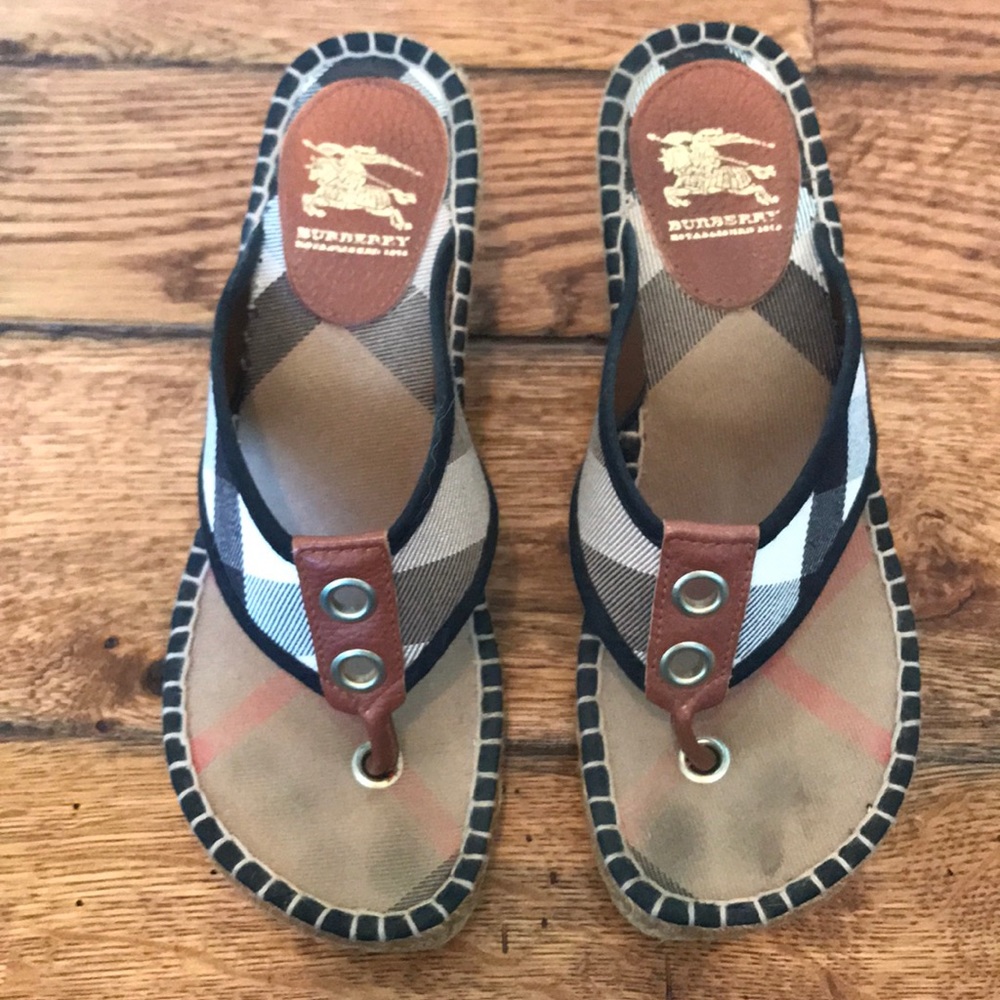 Burberry Flip Flops